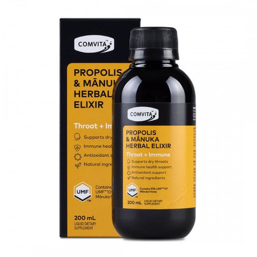 Comvita Propolis & Mānuka Honey Herbal Elixir 200ml
