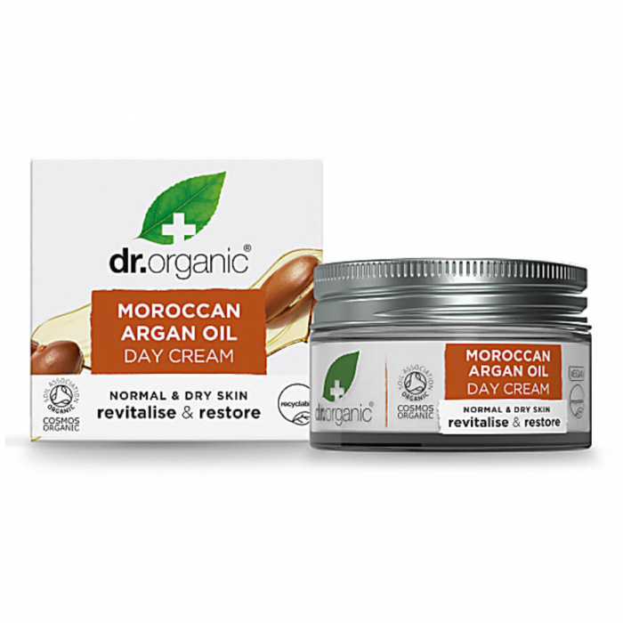 Dr.Organic Moroccan Argan Oil Day Cream 50ml - The Health Shop