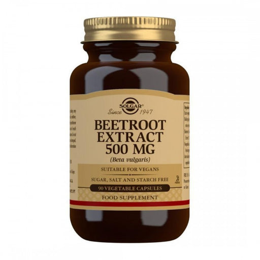 Solgar Beetroot Extract 500mg 90vegcaps Natural Health > Herbs > Herbal Capsules & Tablets