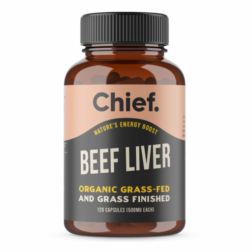 Chief. Beef Liver 500mg 120caps - The Health Shop