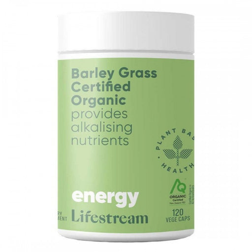 Lifestream Barley Grass Certified Organic 120 vege caps