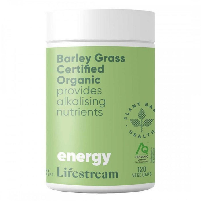 Lifestream Barley Grass Certified Organic 120 vege caps