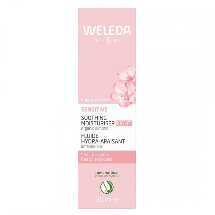 Weleda Sensitive Soothing Moisturiser Light - Almond 30ml