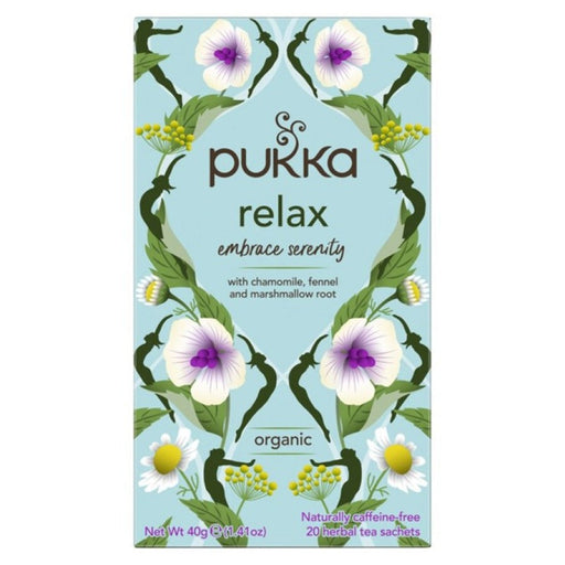 Pukka Relax 20 herbal tea sachets - The Health Shop