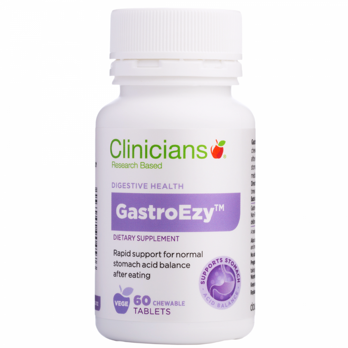 Clinicians GastroEzy 60 chewable tabs - The Health Shop