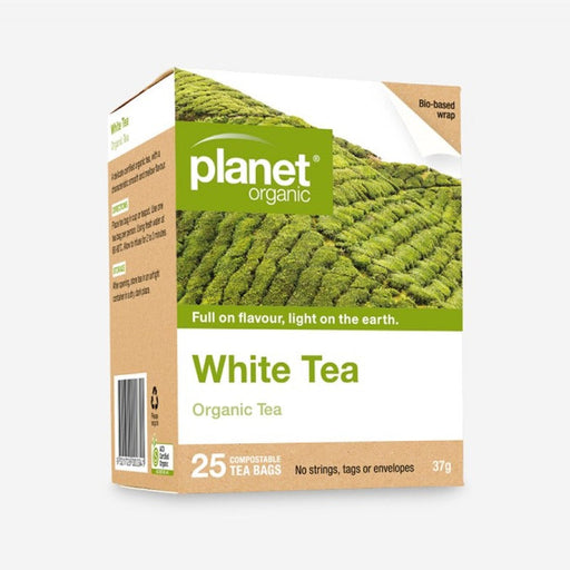 Planet Organic White Tea 25 bags - The Health Shop