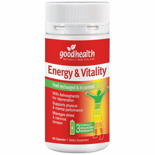 Goodhealth Energy & Vitality Support 60caps - The Health Shop