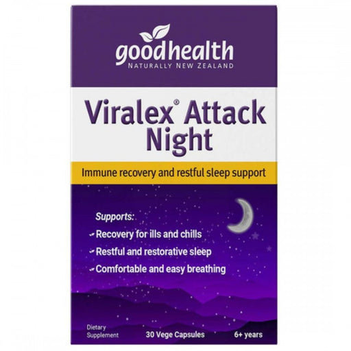 Goodhealth Viralex Attack Night 30 vege caps - The Health Shop