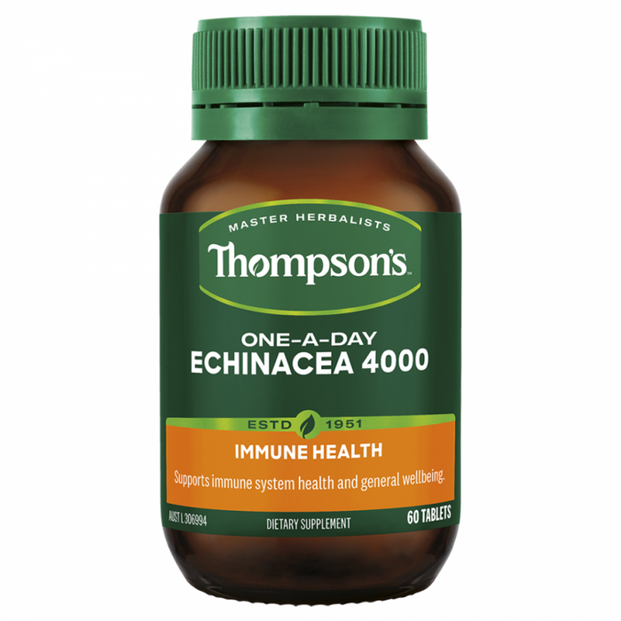 Thompson's One-A-Day Echinacea 4000 60tabs - The Health Shop