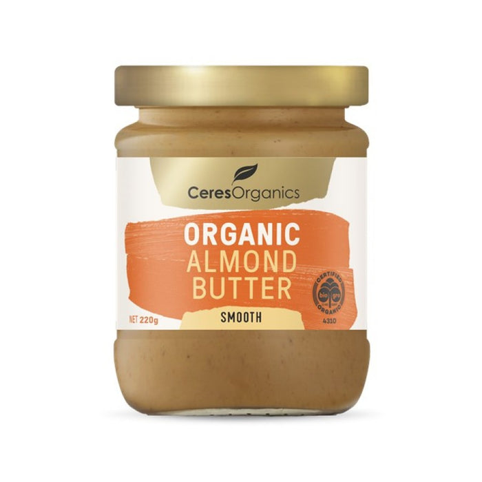 Ceres Organics Organic Almond Butter, Smooth 220g