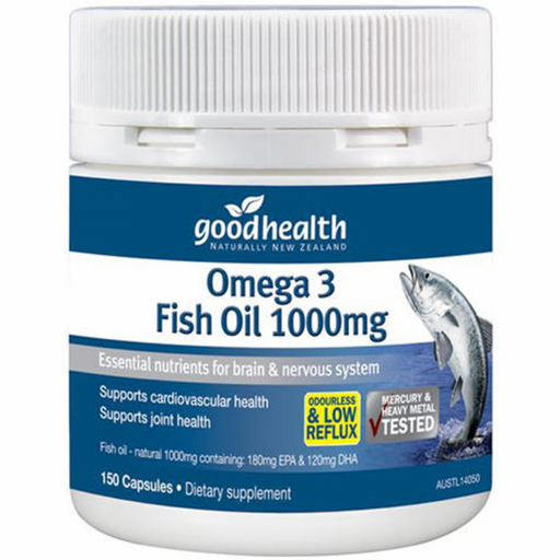 Goodhealth Omega 3 Fish Oil 1000mg 150caps - The Health Shop