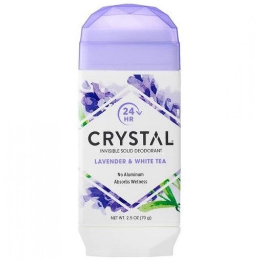 CRYSTAL Invisible Solid Deodorant, Lavender & White Tea - The Health Shop