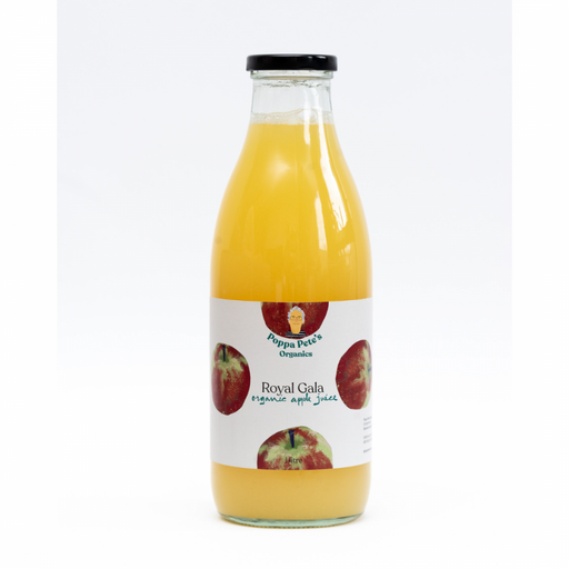 Poppa Pete's Royal Gala Organic Apple Juice 1L - The Health Shop