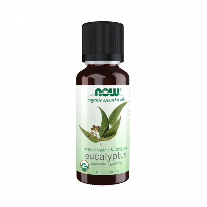 NOW Essential Oil Eucalyptus Oil Organic & 100% Pure 30ml