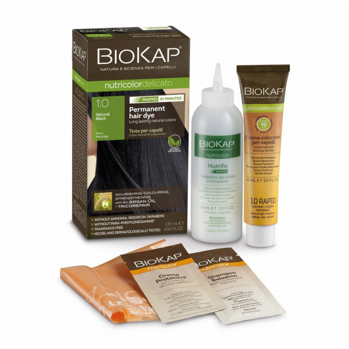 BioKap Nutricolor Delicato RAPID 1.0 Natural Black