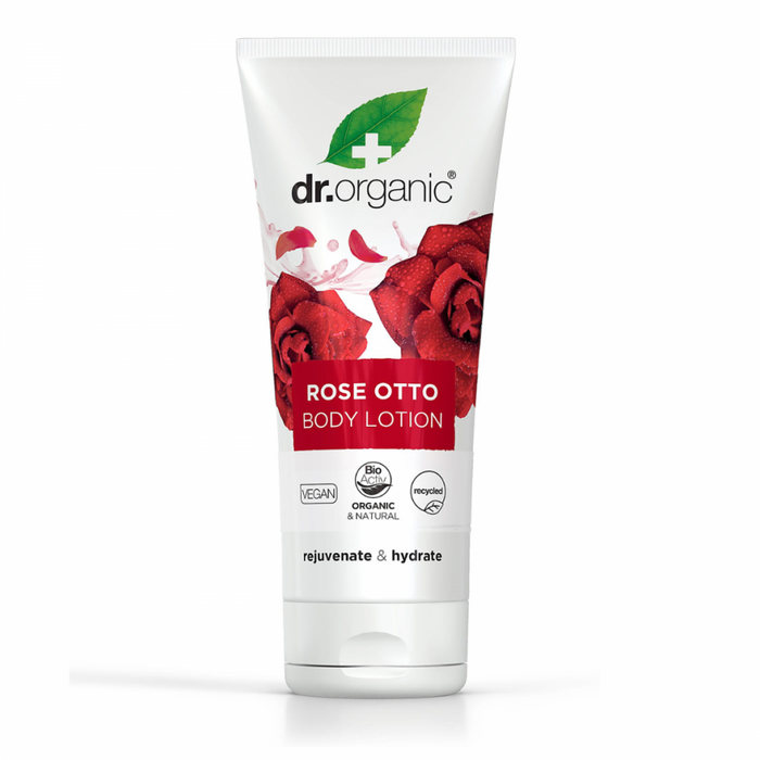 Dr.Organic Rose Otto Body Lotion 200ml - The Health Shop