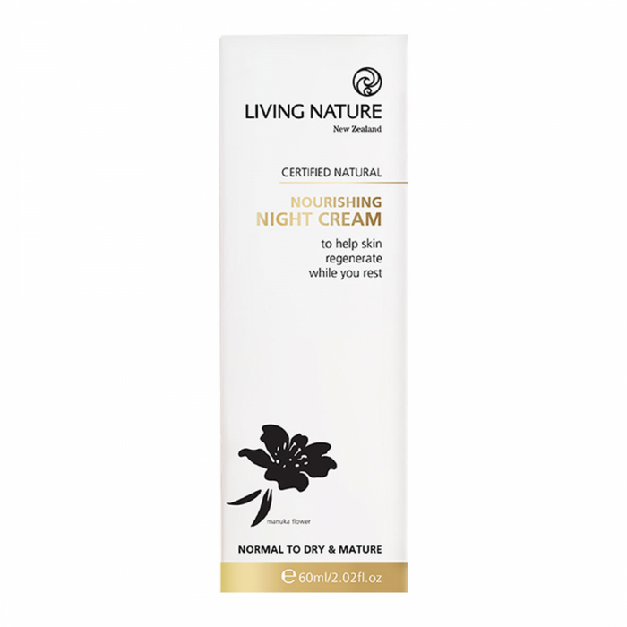 Living Nature Nourishing Night Cream 60ml - The Health Shop