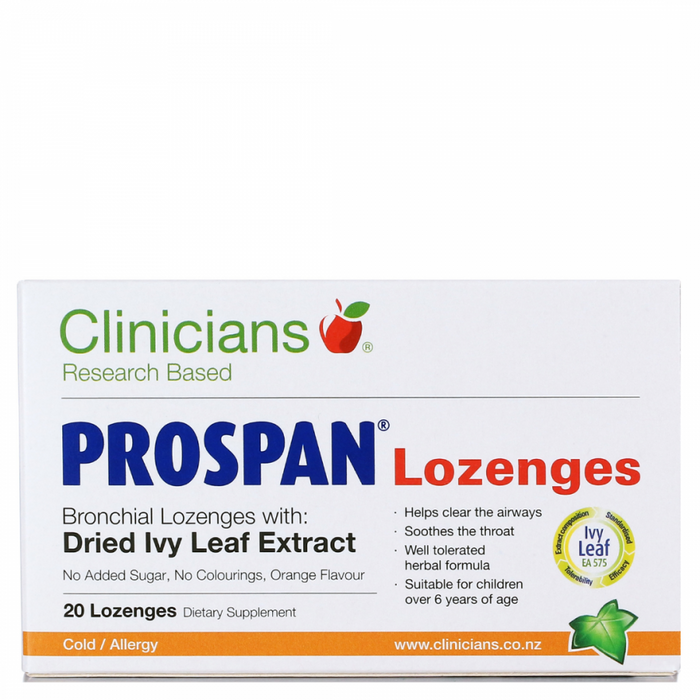 Clinicians Prospan Bronchial Lozenges 20 lozenge - The Health Shop