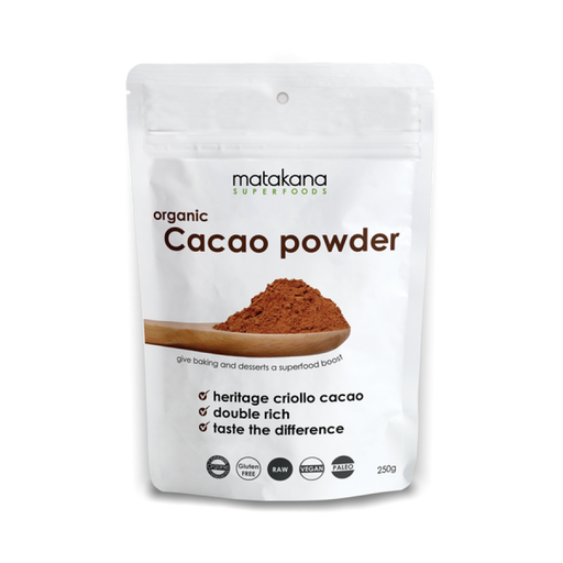 Matakana Superfoods Organic Cacao Powder 250g - The Health Shop