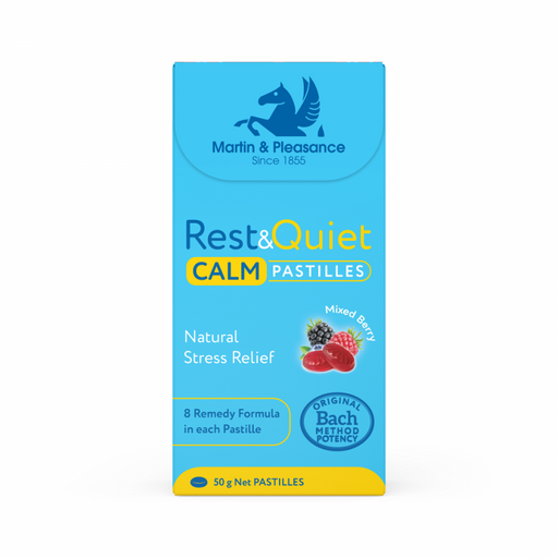 Rest&Quiet Calm Pastilles, Mixed Berry 50g - The Health Shop