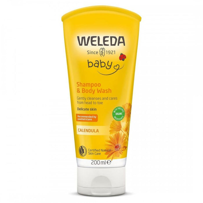 Weleda Baby Calendula Shampoo & Body Wash 200ml