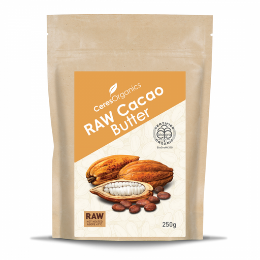 Ceres Organics RAW Cacao Butter Organic 250g - The Health Shop