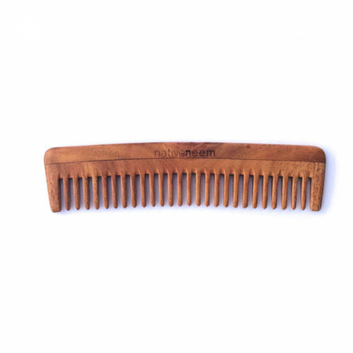 Native Neem NeemWood Comb, Wide Tooth - The Health Shop