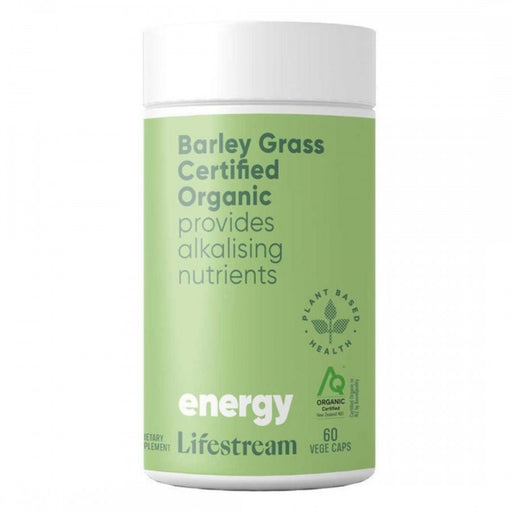 Lifestream Barley Grass Certified Organic 60 vege caps