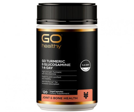 Go Healthy Turmeric & Glucosamine 1-A-Day 120vcaps