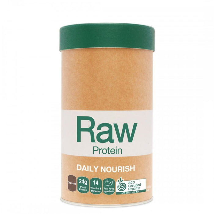 Amazonia Raw Protein Daily Nourish 500g - Chocolate - The Health Shop