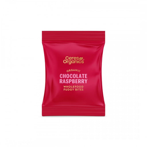 Ceres Organics Organic Wholefood Fudgy Bites, Chocolate Raspberry 120g - The Health Shop