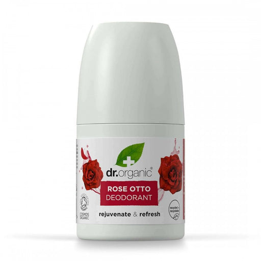 Dr.Organic Rose Otto Deodorant 50ml - The Health Shop