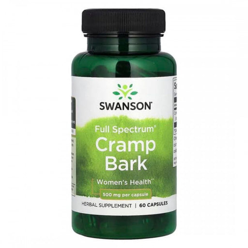 Swanson Full Spectrum Cramp Bark 500mg 60 capsules - The Health Shop 