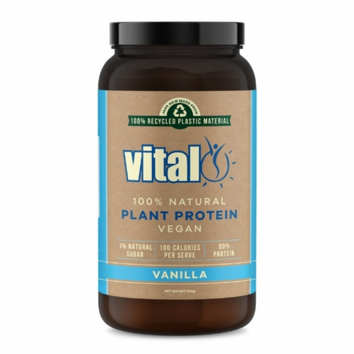 Vital Plant Protein, Vanilla 500g - The Health Shop