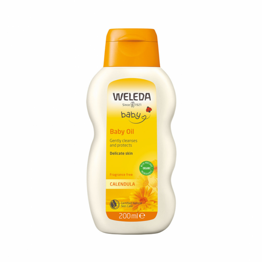 Weleda Baby Calendula Baby Oil - Fragrance Free 200ml - The Health Shop