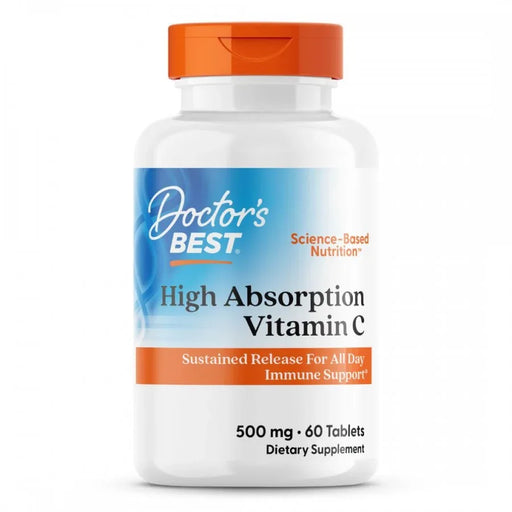 Doctor's Best High Absorption Vitamin C 500mg 60tabs Natural Health > Vitamins > Vitamin C