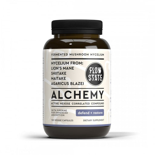 FLOW STATE Alchemy - Fermented Mycelium 120 veggie caps - The Health Shop