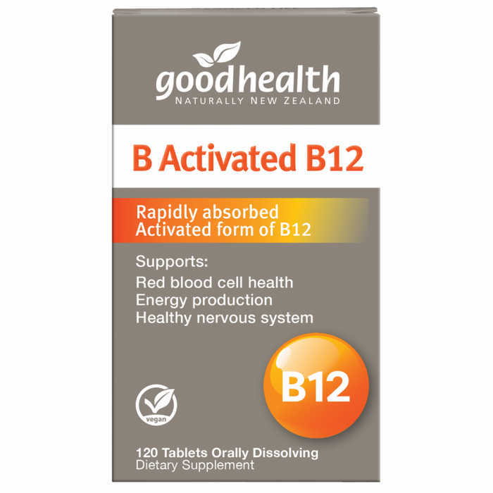 Goodhealth B Activated B12 120 sublinguals - The Health Shop