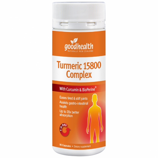 Goodhealth Turmeric 15800 Complex 90caps - The Health Shop