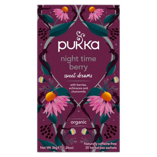 Pukka Night Time Berry 20 herbal tea sachets - The Health Shop