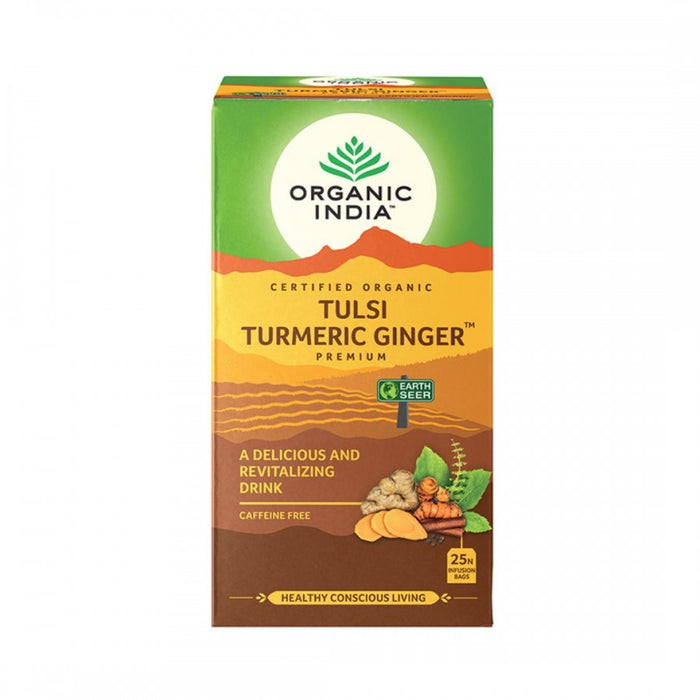 Organic India Tulsi Turmeric Ginger 25 teabags