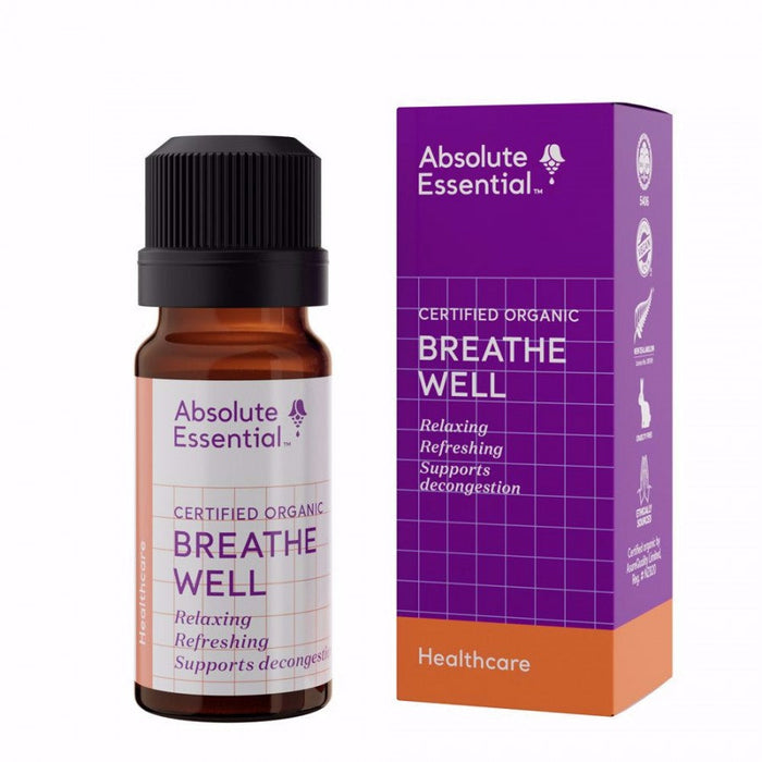 Absolute Essential Breathe Well (Organic) 10ml - The Health Shop