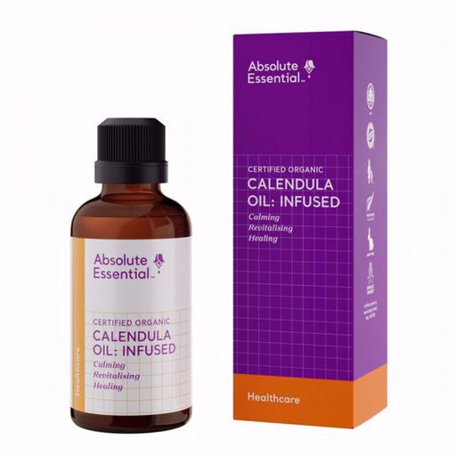 Absolute Essential Calendula Oil: Infused (Organic) 50ml - The Health Shop