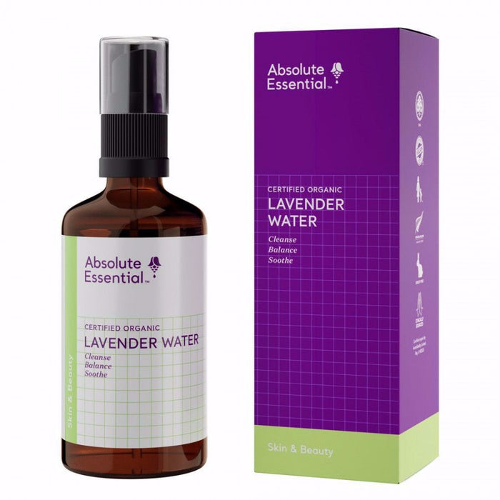 Absolute Essential Lavender Water (Organic) 100ml - The Health Shop