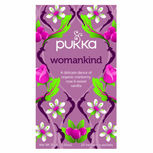 Pukka Womankind 20 herbal tea sachets - The Health Shop