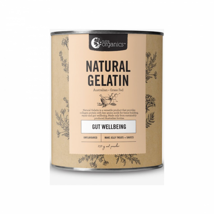 Nutra Organics Natural Gelatin 250g