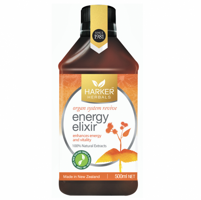 Harker Herbals Energy Elixir (979) 500ml - The Health Shop