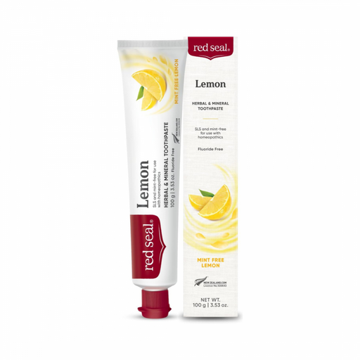 Red Seal Lemon SLS Free Natural Toothpaste 100g - The Health Shop