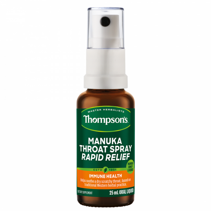 Thompson's Manuka Throat Spray Rapid Relief 25ml