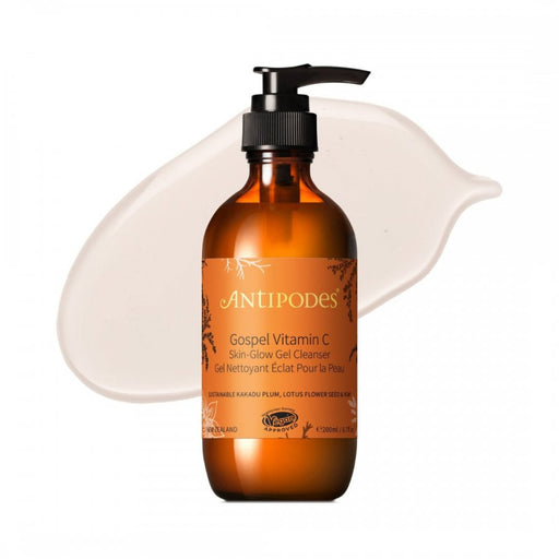 Antipodes Gospel Vitamin C Skin-Glow Gel Cleanser 200ml - The Health Shop